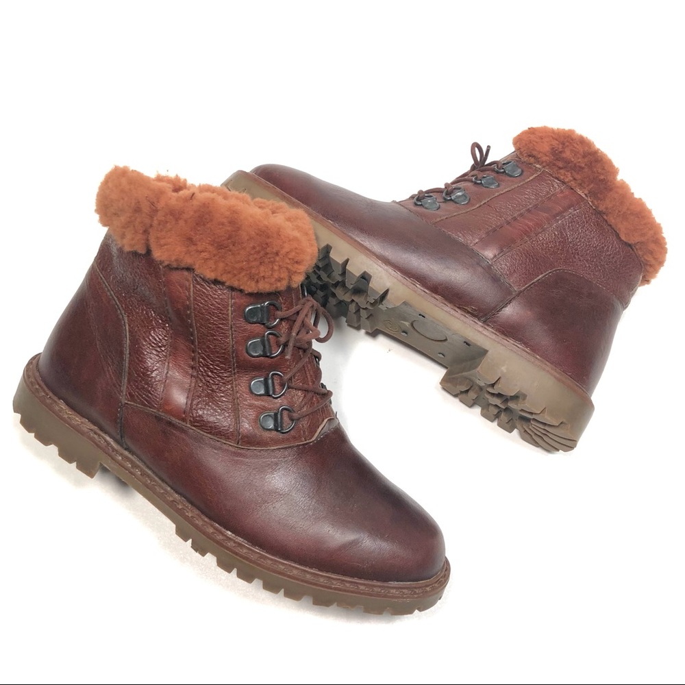 VINTAGE Draper Shearling lined ankle boots 3.5